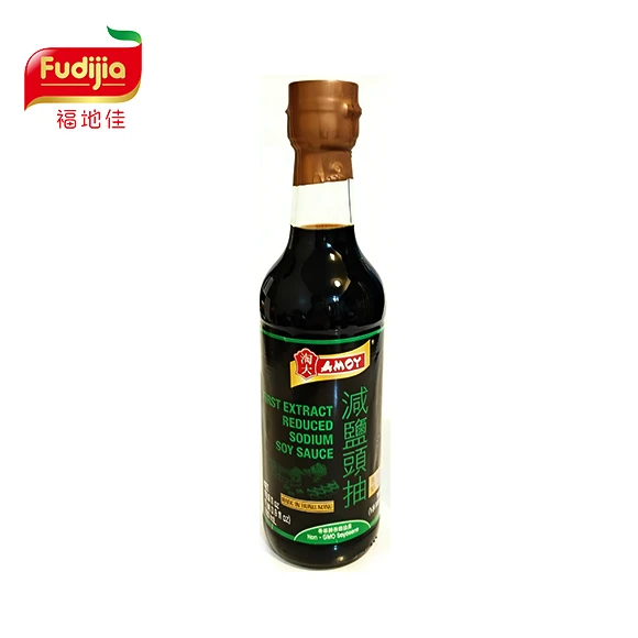 Low Salt Soy Sauce Glass Jar